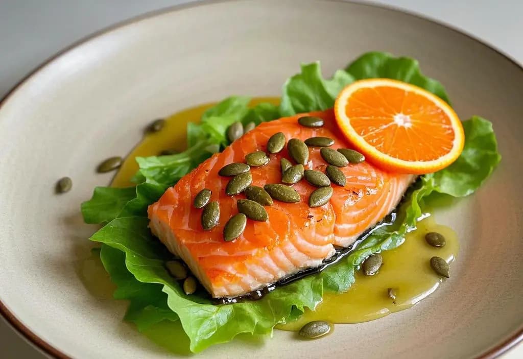 Honey Mustard Salmon Salad