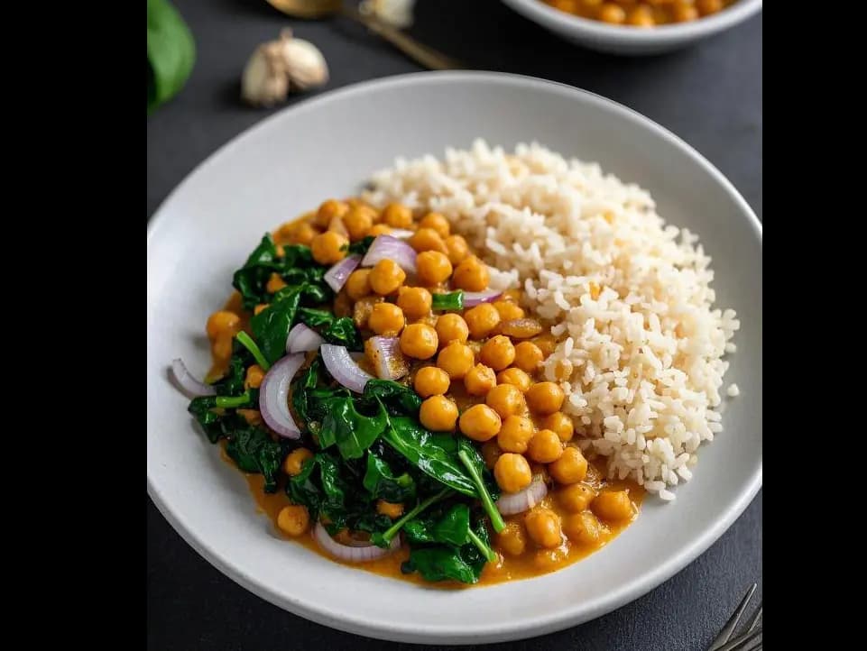 Indian Coconut Chickpea Curry