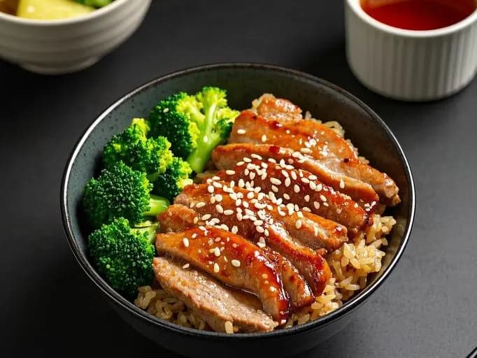 Japanese Ginger Pork Rice