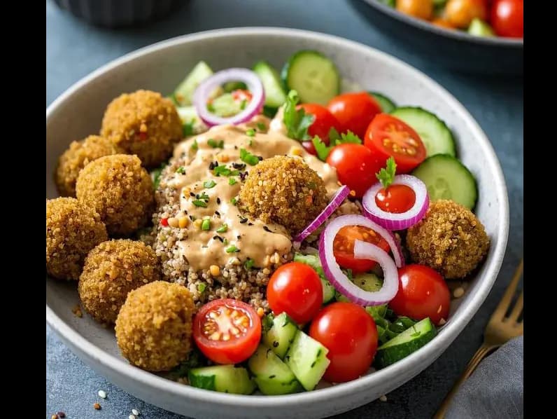 Middle Eastern Falafel Bowl