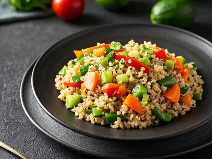 Quinoa Veggie Stir-Fry