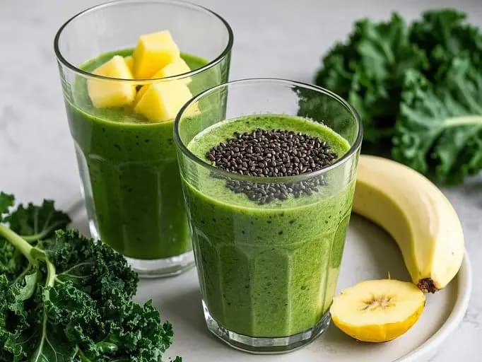 Tropical Green Detox Smoothie