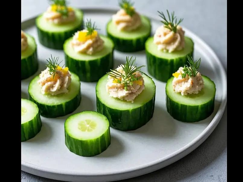 Tuna Cucumber Bites