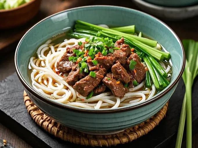 Vietnamese Lemongrass Beef Noodles